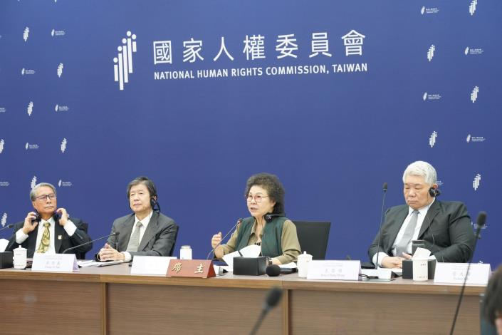 陳菊主任委員於會議中發言，表達對在臺菲律賓移工權利保障之關切。