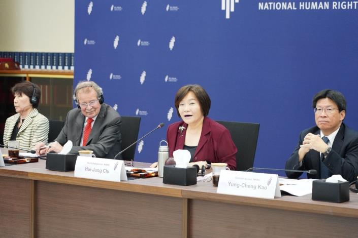 紀惠容副主任委員進行開場致詞。
