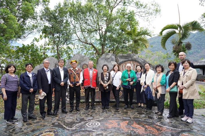 The NHRC Members and the ICERD IRC Members visiting the indigenous community in Sandimen Township, Pingtun