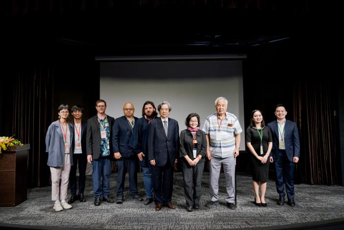 NHRC Vice Chairperson Wang Yu-Ling, TAEF Chairman Hsin-Huang Michael Hsiao, and Senior Advisor to the President Yao Chia-Wen with other distinguished guests