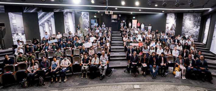 A group photo of all attendees at the 2025 Human Rights in Asia A Multigenerational Dialogue forum